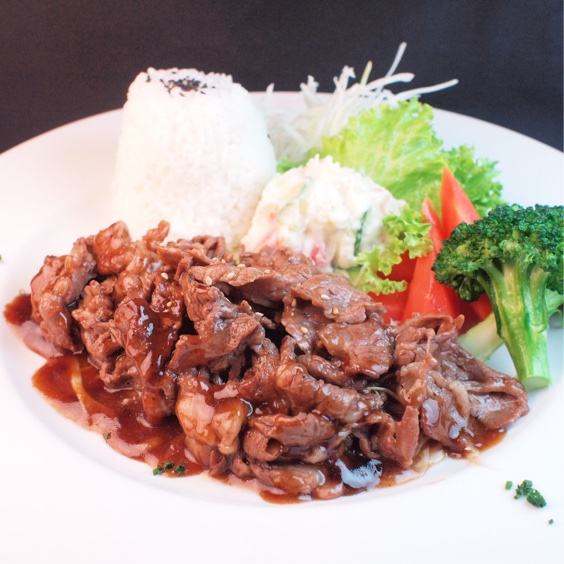 Beef teriyaki lunch