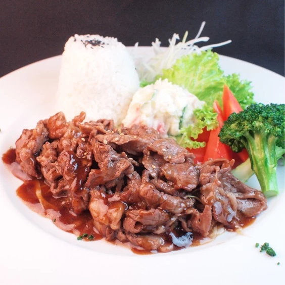 Beef teriyaki lunch