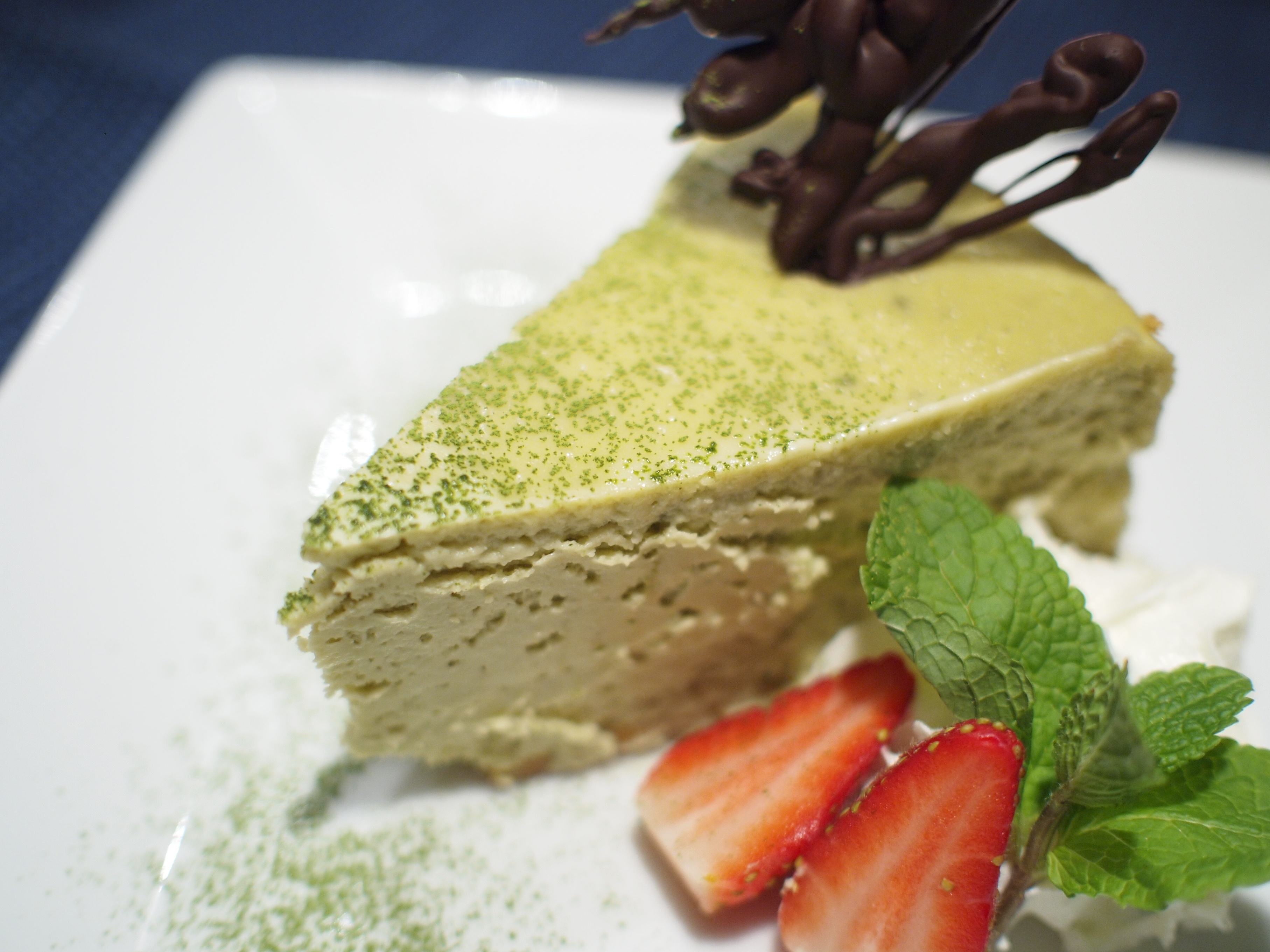 Matcha cheesecake